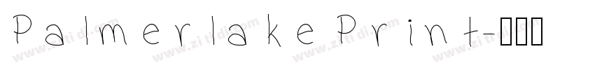 Palmerlake Print字体转换